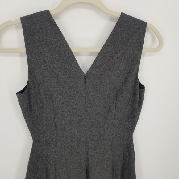 Banana Republic Gray Career Sheath Dress 00P - Picture 5 of 9